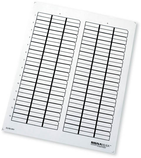 patch panel label template